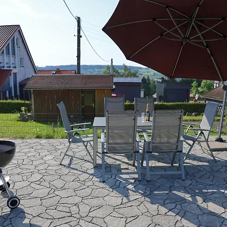 Bibertalblick Mit Sauna Und Terrasse Vakantiehuis